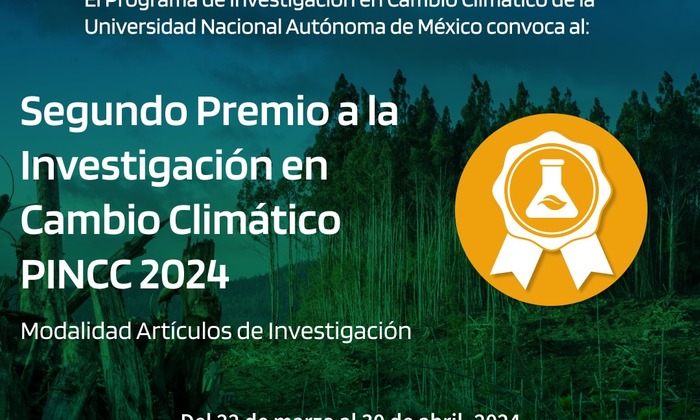 Segundo Premio a la Investigación en Cambio Climático PINCC 2024