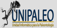 Unidad de Informática para la Paleontología, base de datos de fósiles.