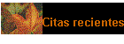 Citas recientes
