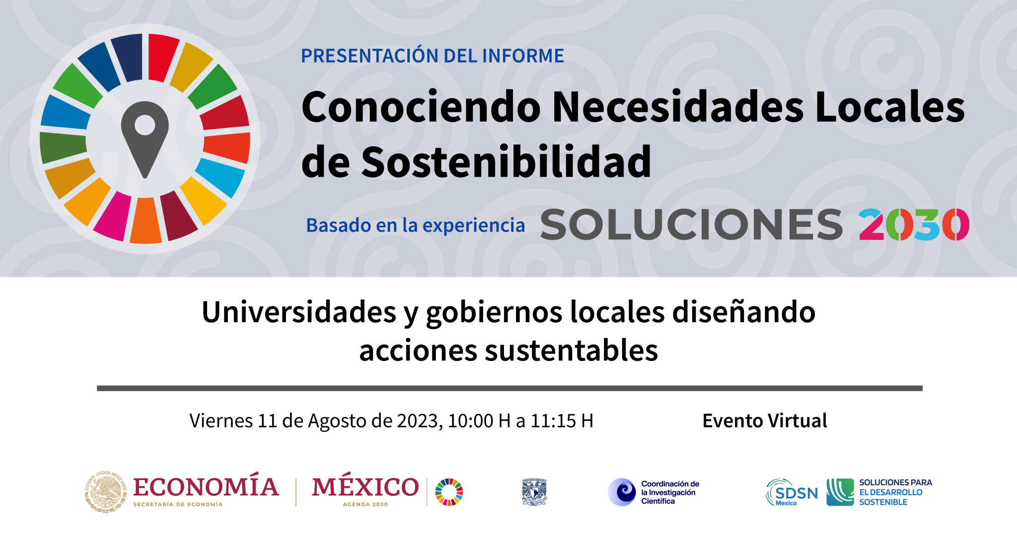 Presentación del Informe “Conociendo necesidades locales de sostenibilidad”