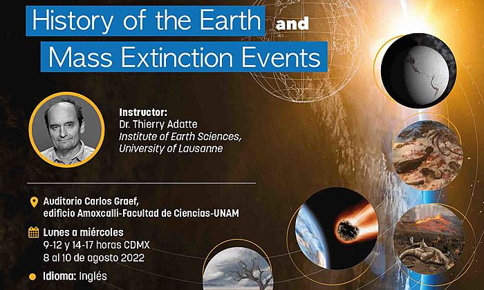 Conferencias “History of the Earth and Mass Extinctions"