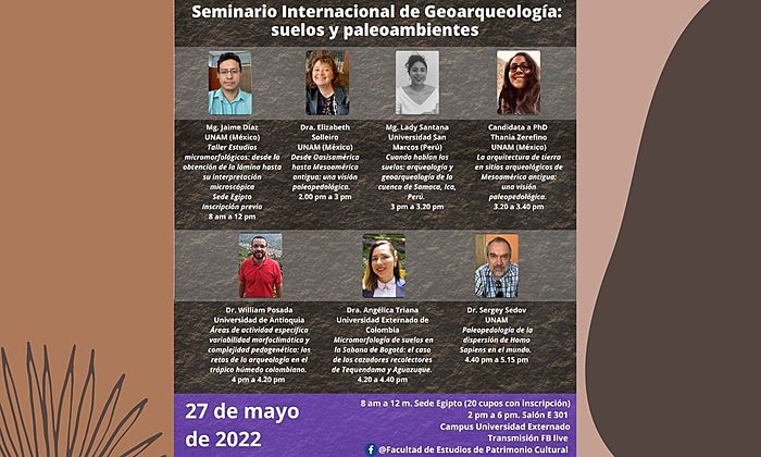 Seminario Internacional de Geoarqueología: suelos y paleoambientes