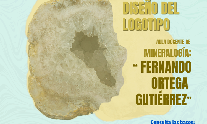Concurso de logo: Aula docente de mineralogía "Fernando Ortega Gutiérrez"