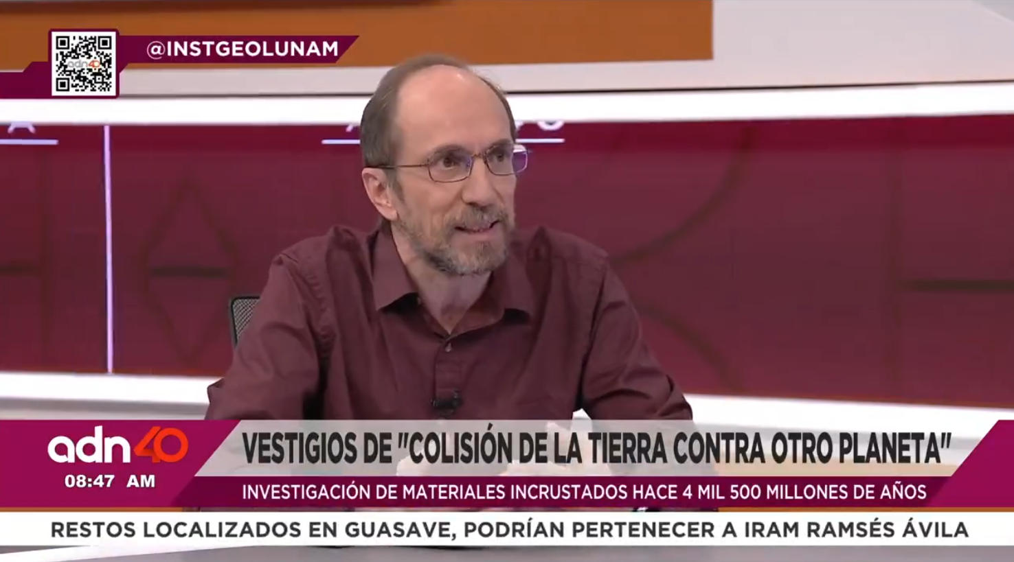 Vestigios de "Colisión de la Tierra contra otro Planeta"